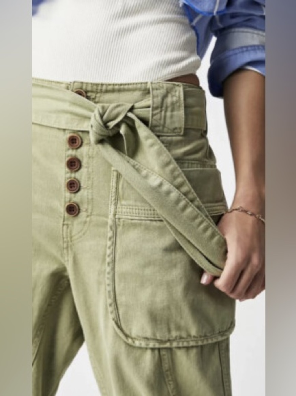 We the Free Mai Tai cargo joggers M - Picture 4 of 9